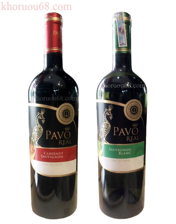 Rượu vang chile PAVO REAL (VANG CON CÔNG) nhập khẩu