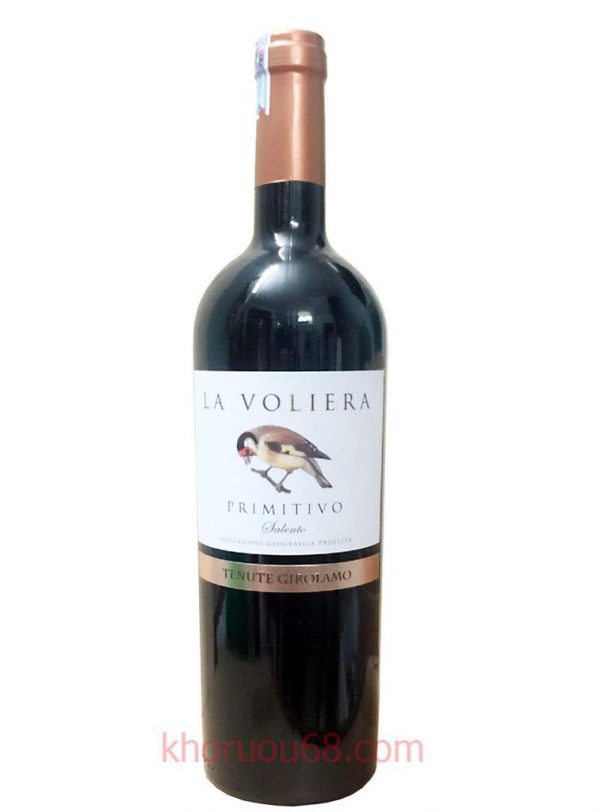 Rượu vang ý đỏ LA VOLIERA ( 13,5% VOL ) nhập khẩu