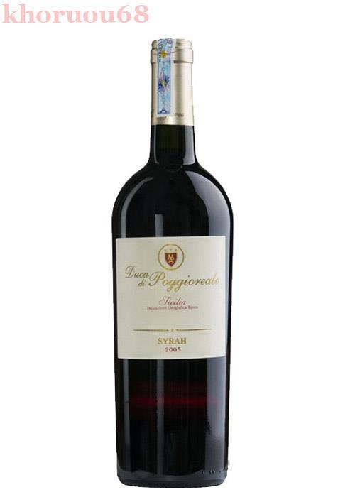 Rượu vang Ý đỏ - Duca Di Poggioreale Syrah 2005 nhập khẩu