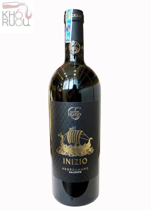 Rượu Vang Ý đỏ Inizio Negroamaro nhập khẩu