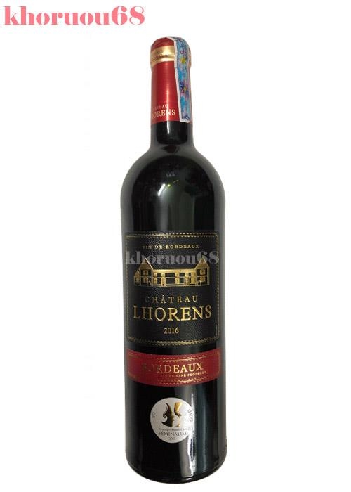 Rượu Vang Pháp - Chateau LHORENS Bordeaux