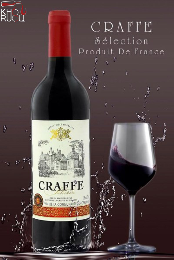 Rượu Vang Pháp CRAFFE 12 vol 