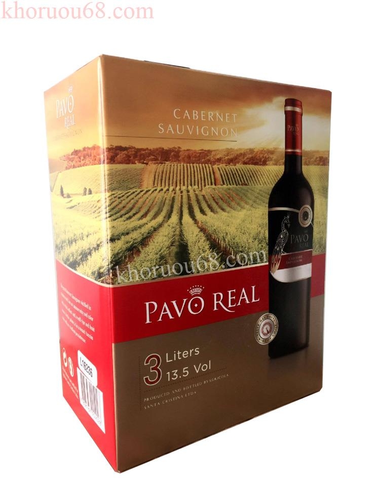 Rượu Vang Bịch PAVOREAL ( ChiLe 3L )