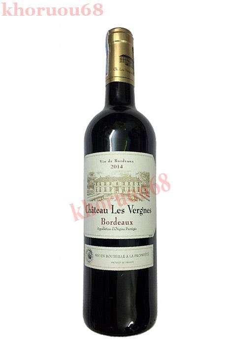 Rượu Vang Pháp - Chateau Les Vergnes Bordeaux