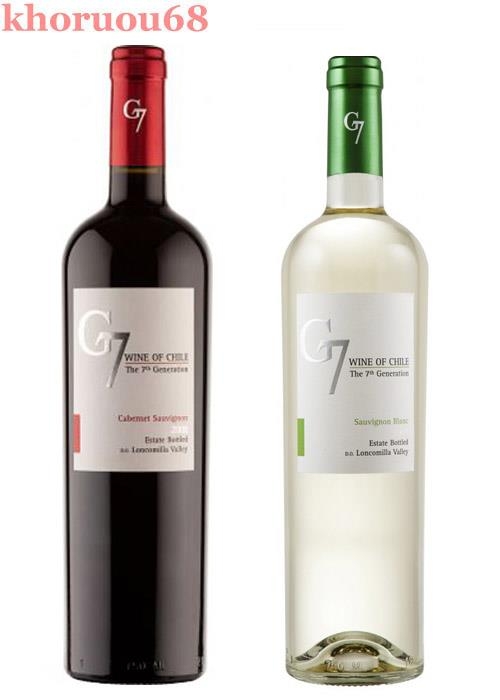 Rượu vang Chile G7 ( red - white )