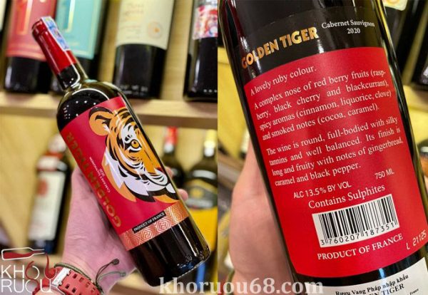 Rượu Vang Pháp Golden Tiger