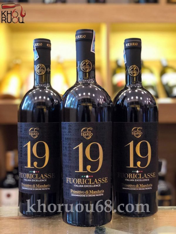 Rượu Vang Ý Fuoriclasse 19 độ Cao Cấp Và Tinh Tế