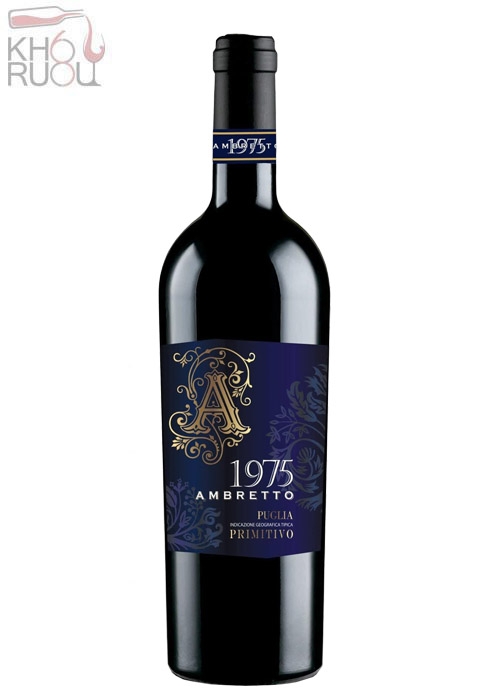 Rượu Vang Đỏ Ý 1975 Ambretto Primitivo chính hãng