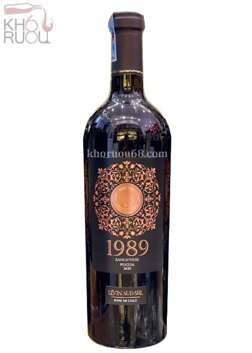 Rượu Vang Ý đỏ 1989 Puglia nhập khẩu