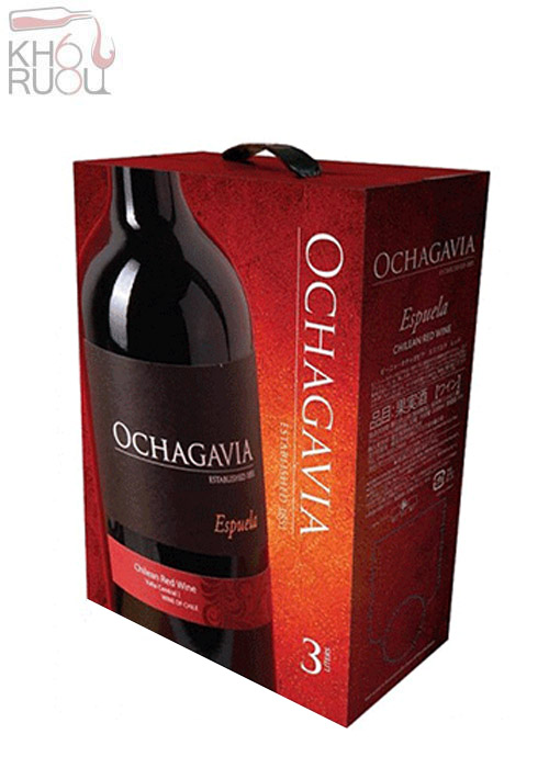 Rượu Vang Chile Bịch 3 Lít Ochagavia ESPUELA ngon chính hãng