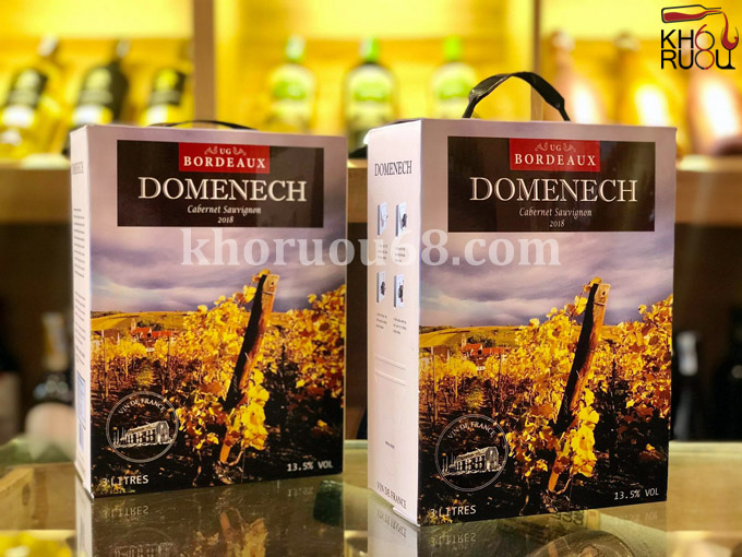 Rượu Vang Bịch Pháp Domenech Bordeaux
