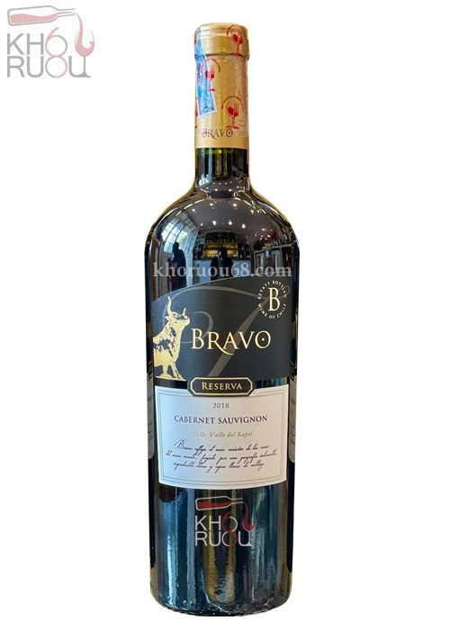 Rượu Vang Chile Bravo Reserva 14 Độ nhập khẩu