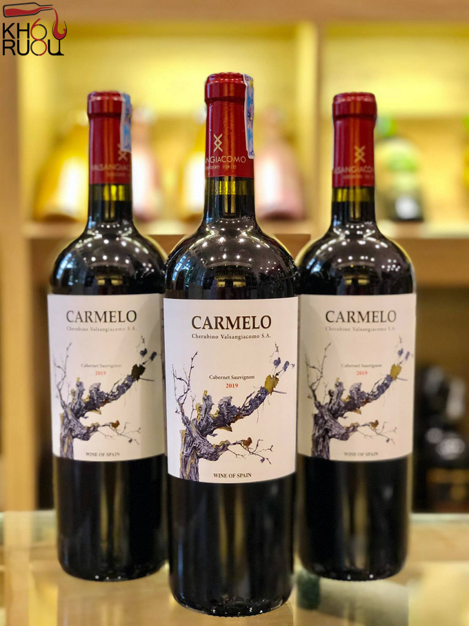 Rượu Vang Tây Ban Nha Carmelo chính hãng