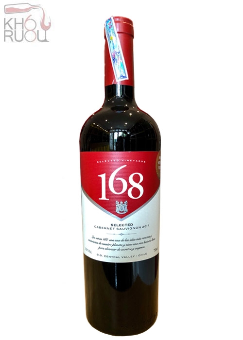 Rượu Vang ChiLe 168 Selected nhập khẩu chính hãng