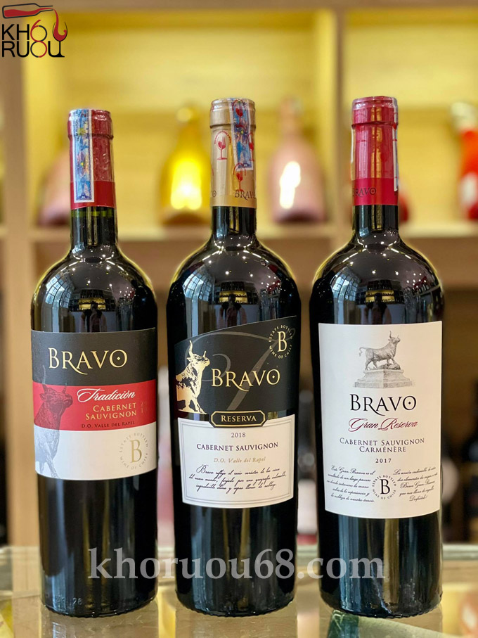 Rượu Vang Chile Bravo Tradicion Cabernet Sauvignon nhập khẩu