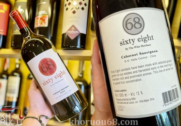 Rượu Vang Chile Sixty Eight 68 ( 1,5L )