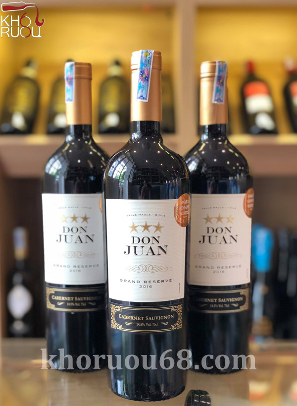 Rượu Vang ChiLe Don Juan Grand Reserve uy tín 