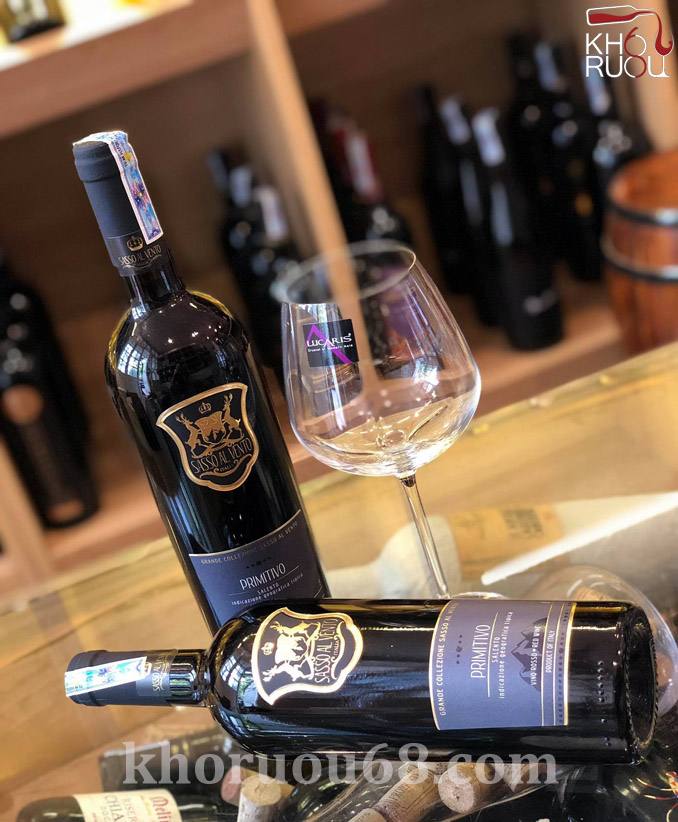 Rượu Vang Ý đỏ Sasso Al Vento nhập khẩu