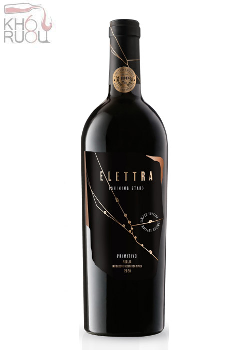 Rượu vang ý đỏ Elettra Limited nhập khẩu