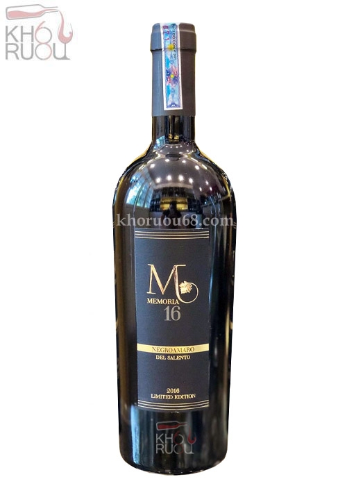 Rượu Vang Ý đỏ Memoria 16 nhập khẩu