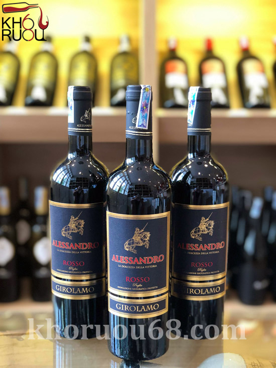 Rượu vang ý Ngọt Alessandro Rosso nhập khẩu