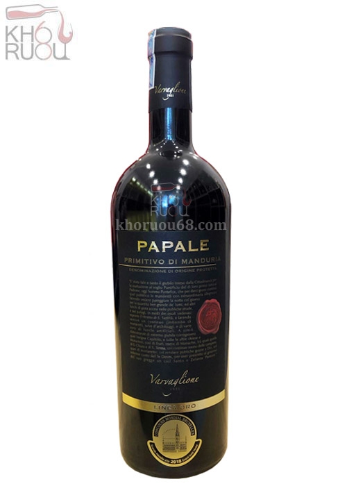 rượu vang papale primitivo