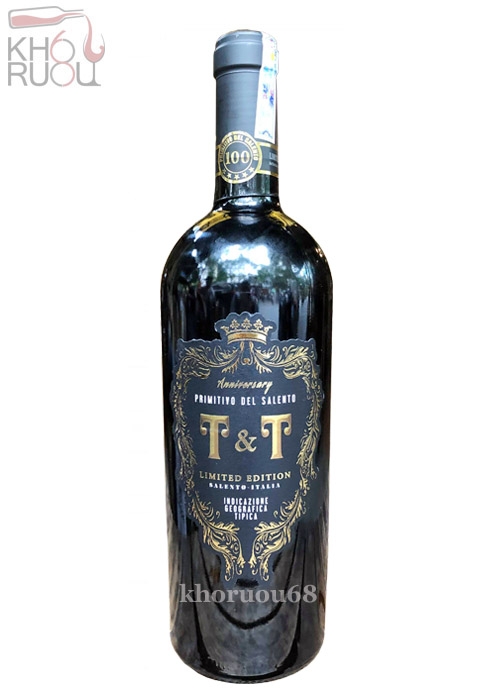 Rượu Vang Ý đỏ T&T Limited Edition chính hãng