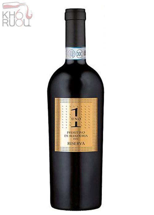 Rượu vang Uno 1 Primitivo di Manduria Riserva
