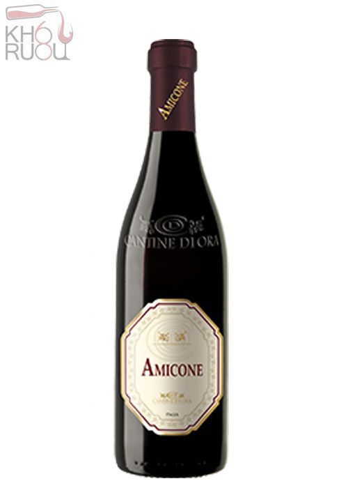 Rượu vang Ý đỏ Amicone nhập khẩu