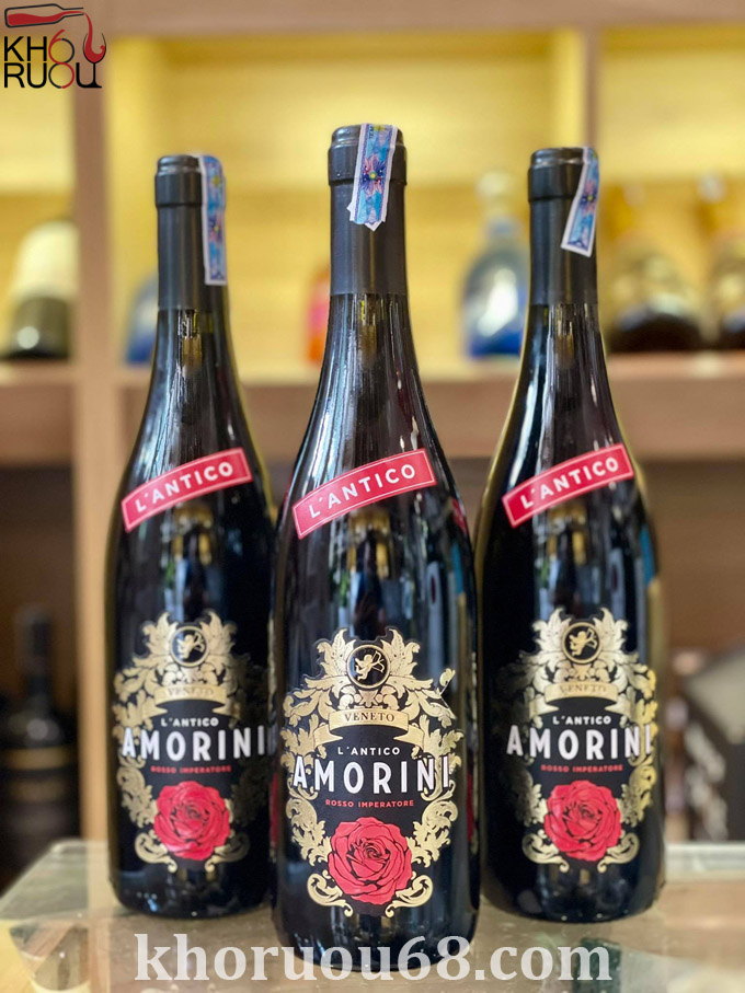 Rượu Vang ý đỏ Amorini Rosso Vaneto chính hãng