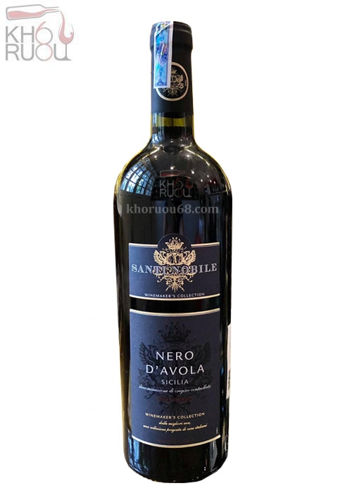 Rượu vang ý đỏ Santi Nobile Nero D'Avola nhập khẩu