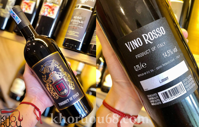 Rượu Vang Ý đỏ G79 Vino Rosso chính hãng