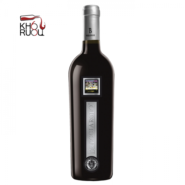 Rượu Vang ý đỏ Brecciarolo silver Montepulciano - Sangiovese nhập khẩu