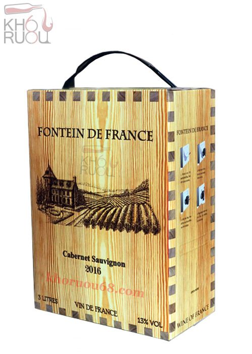Rượu Vang Bịch Pháp - Fontein De France