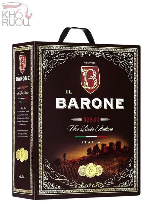 Rượu vang bịch Ngọt IL Barone Rosso