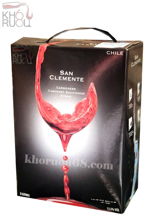Rượu Vang Bịch San Clemente 3L