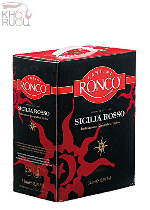 Ruou Vang Bich Ronco Sicilia Rosso