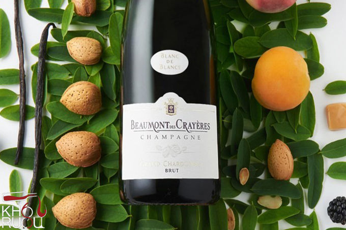 Rượu Champagne Beaumont Des Crayères Grand Chardonnay Brut