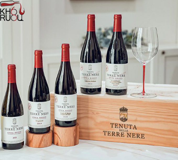 Rượu vang Ý Terre Nere Etna Rosso Calderara Sottana 2020
