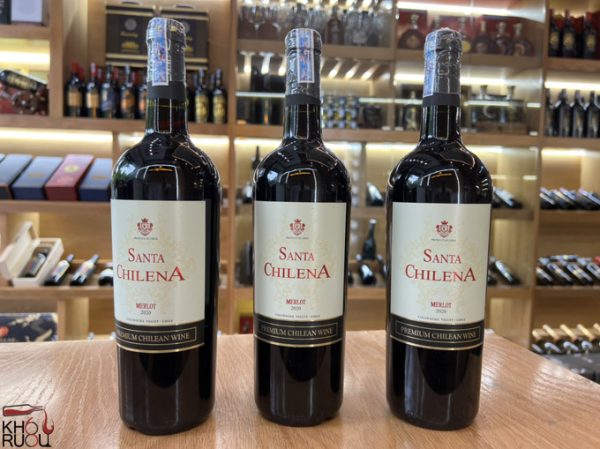 Rượu vang Chile Santa Chilena Merlot