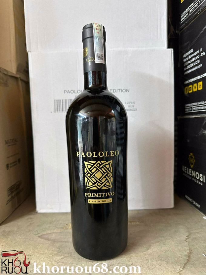 Rượu vang Paolo Leo Primitivo Limited Edition