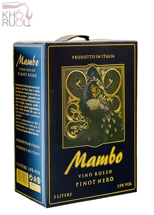 Rượu Vang Bịch 3 Lít Mambo Vino Rosso