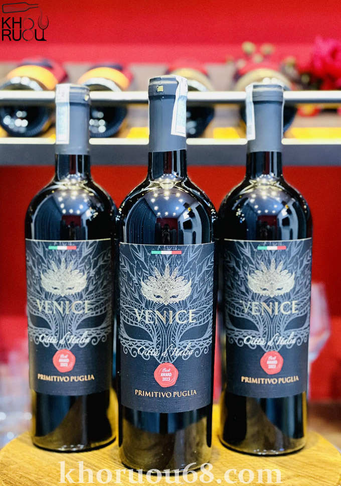 Rượu Vang Venice Primitivo Puglia