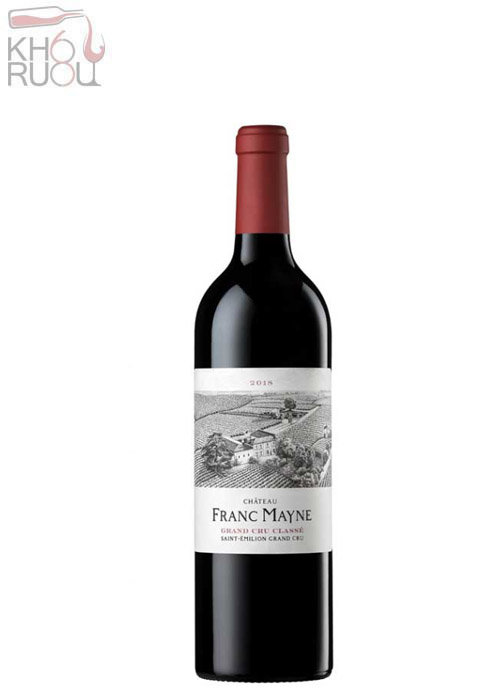 Rượu Vang Pháp Château Franc Mayne 2018